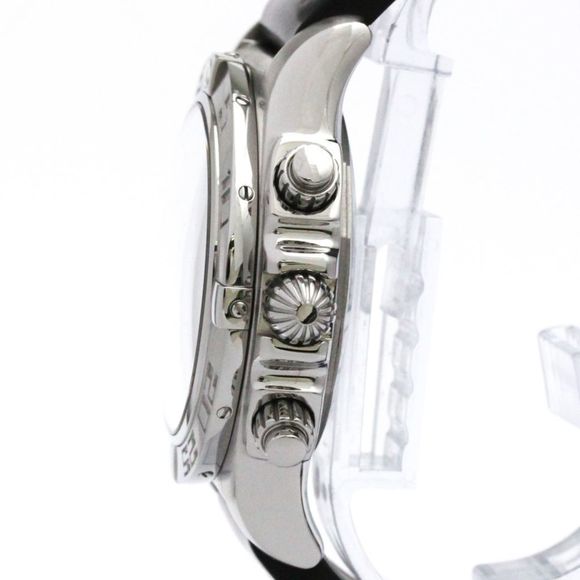 BREITLING Chronomat 44 Steel Automatic Mens Watch AB0110 Polished - Picture 4 of 9